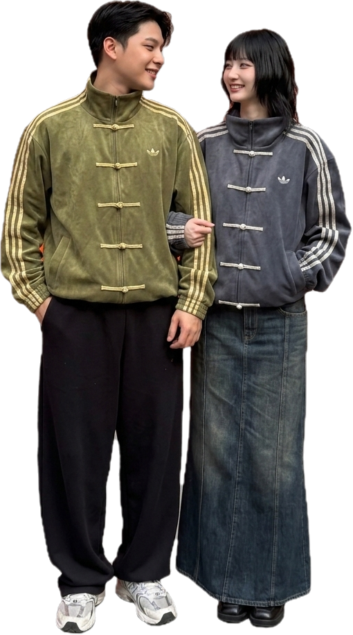 Premium Grey Suede Knot Jacket India - CNY Unisex Oversized Streetwear