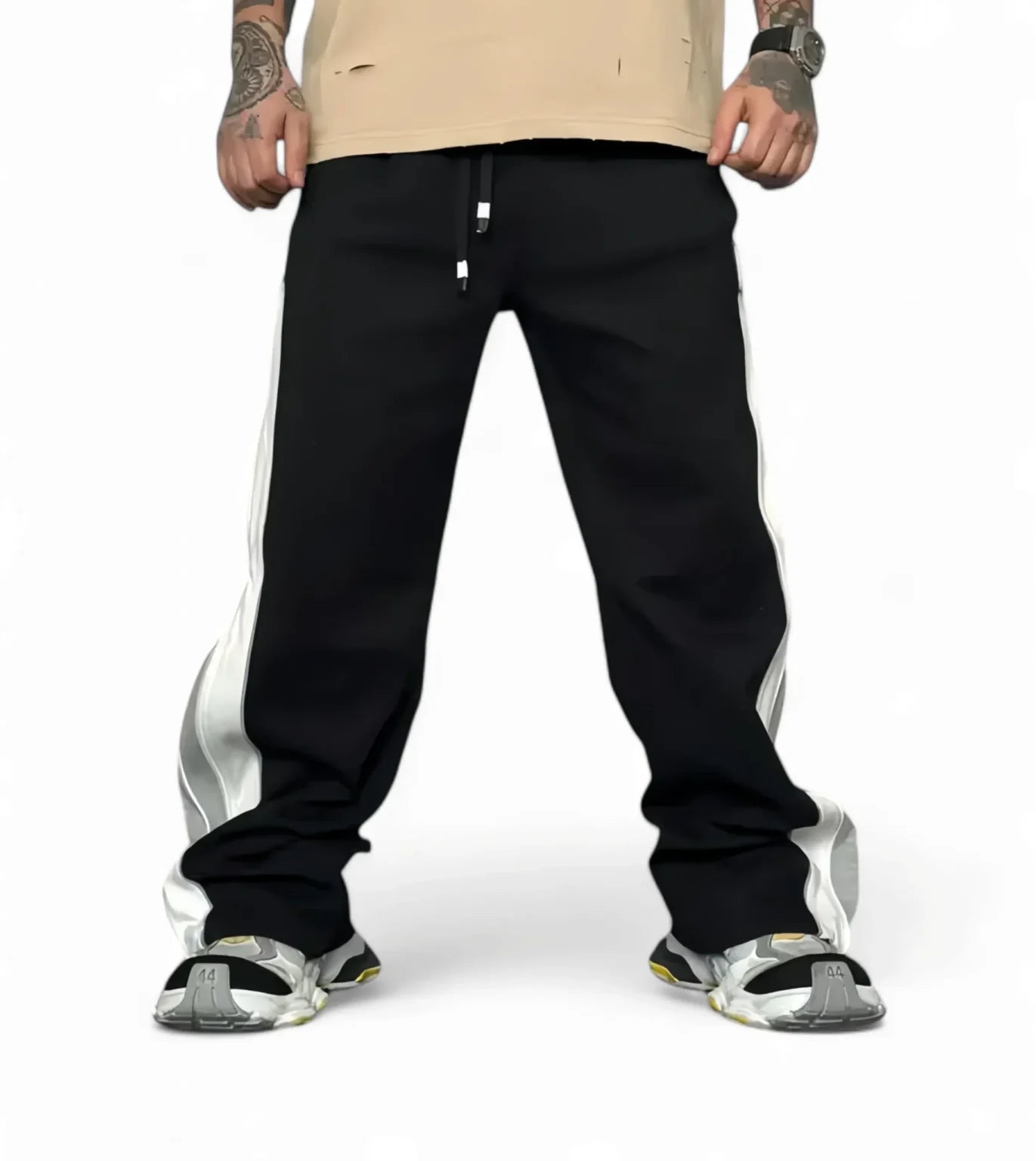Unisex Double Zip Track Pants – Streetwear Essentials