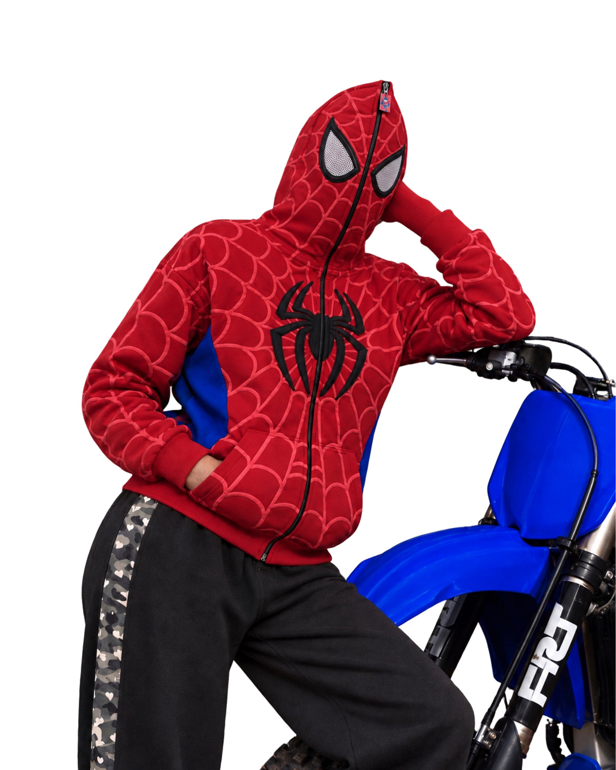Red Spiderman Zip-Up hoodie