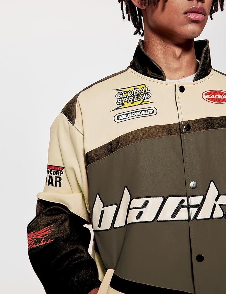 BlackAir Racing Jacket – Streetwear Motorsport Edition