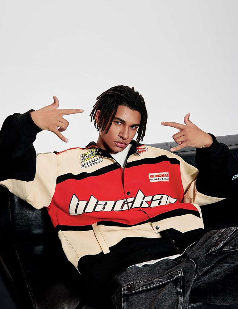 BlackAir Racing Jacket – Streetwear Motorsport Edition