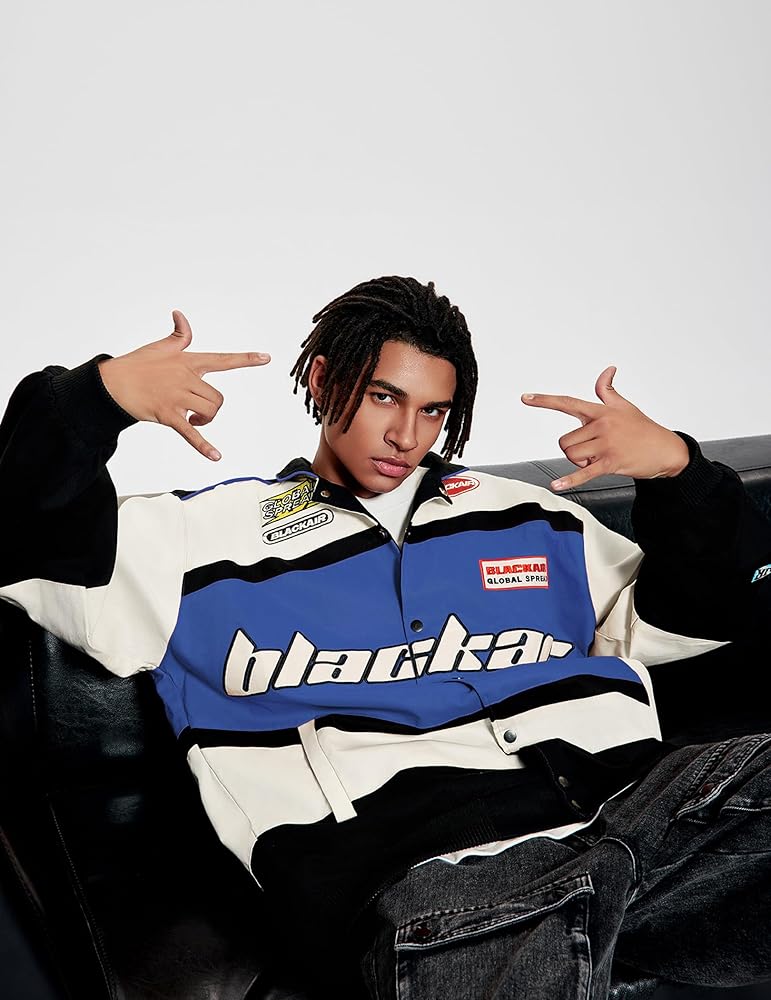 BlackAir Racing Jacket – Streetwear Motorsport Edition