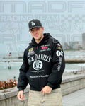 Premium Jack Daniels Racing Jacket Front View - Male Model Streetwear India
