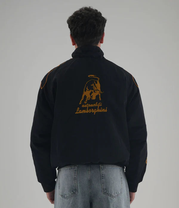 Lamborghini Embroidered Jacket – Premium Racing Streetwear | Streetbred