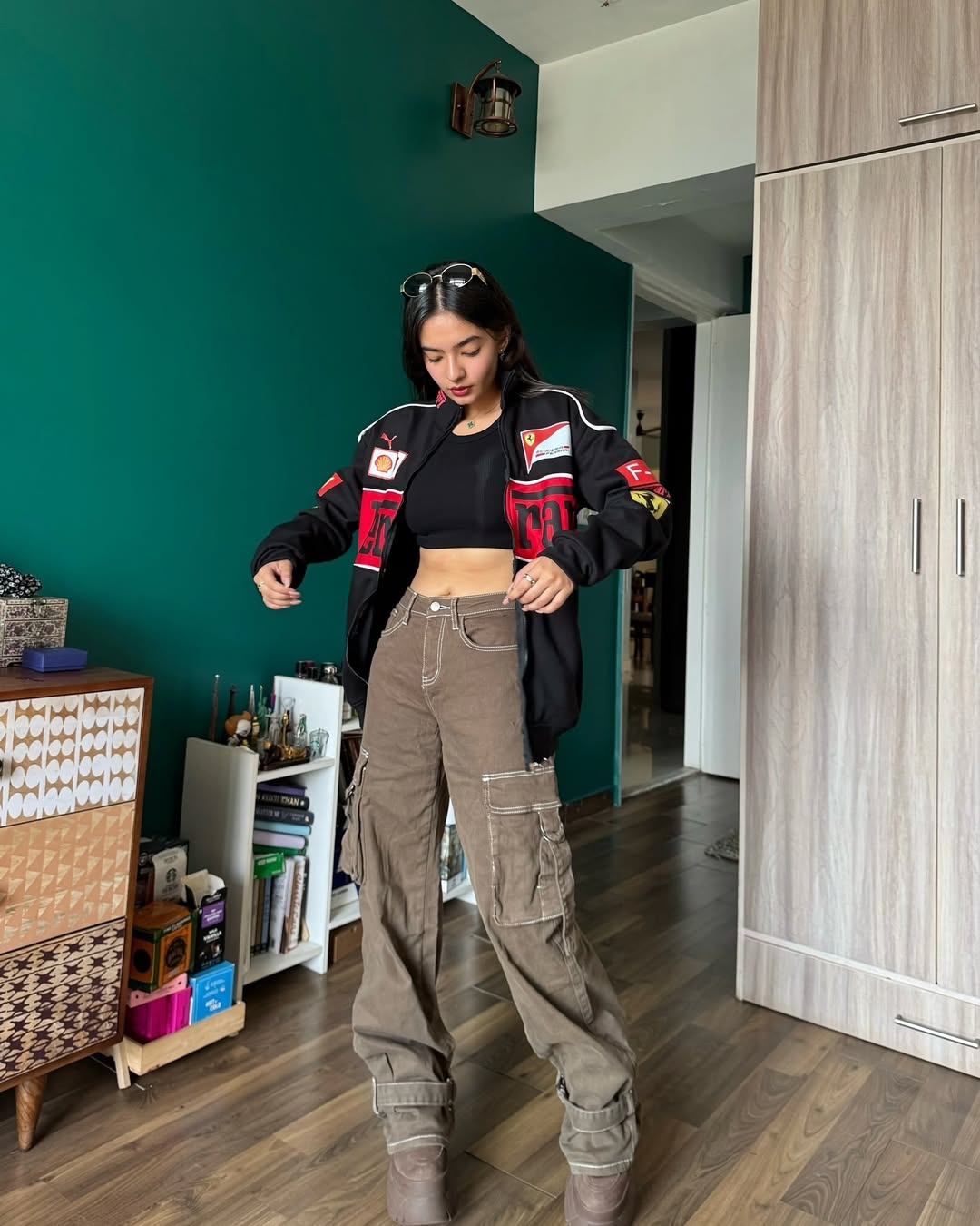 Black Ferrari Jacket – F1-Inspired Streetwear by Streetbred